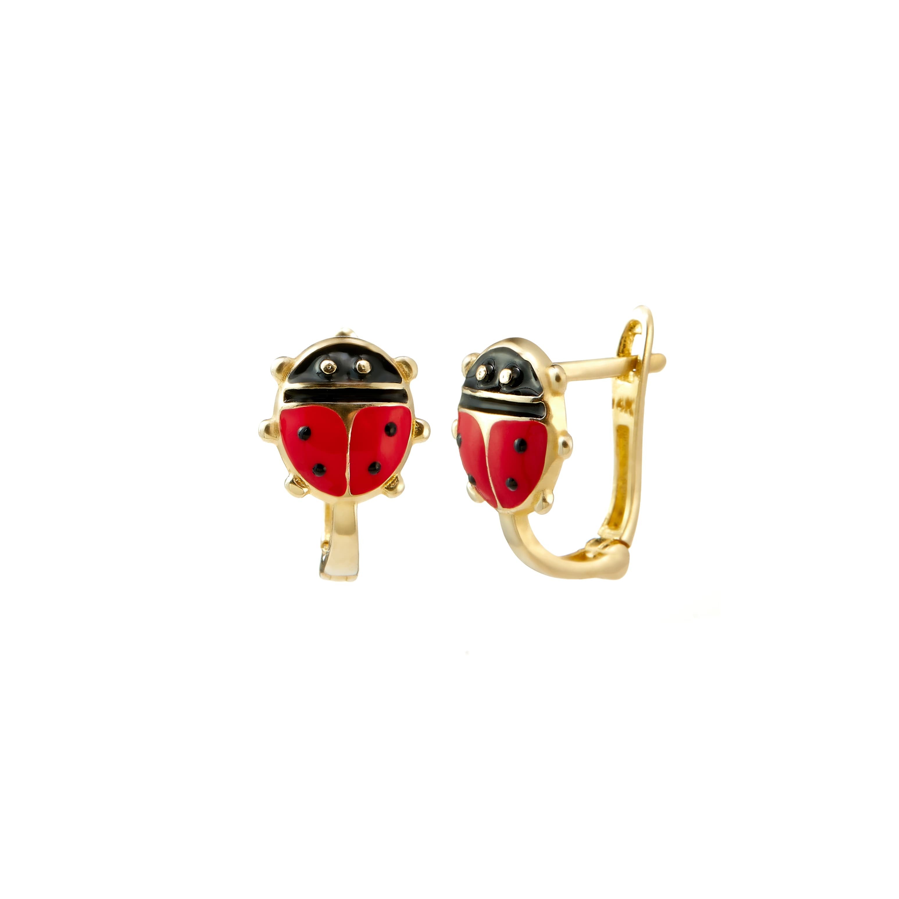 14k Yellow Gold Children Earrings - CER111