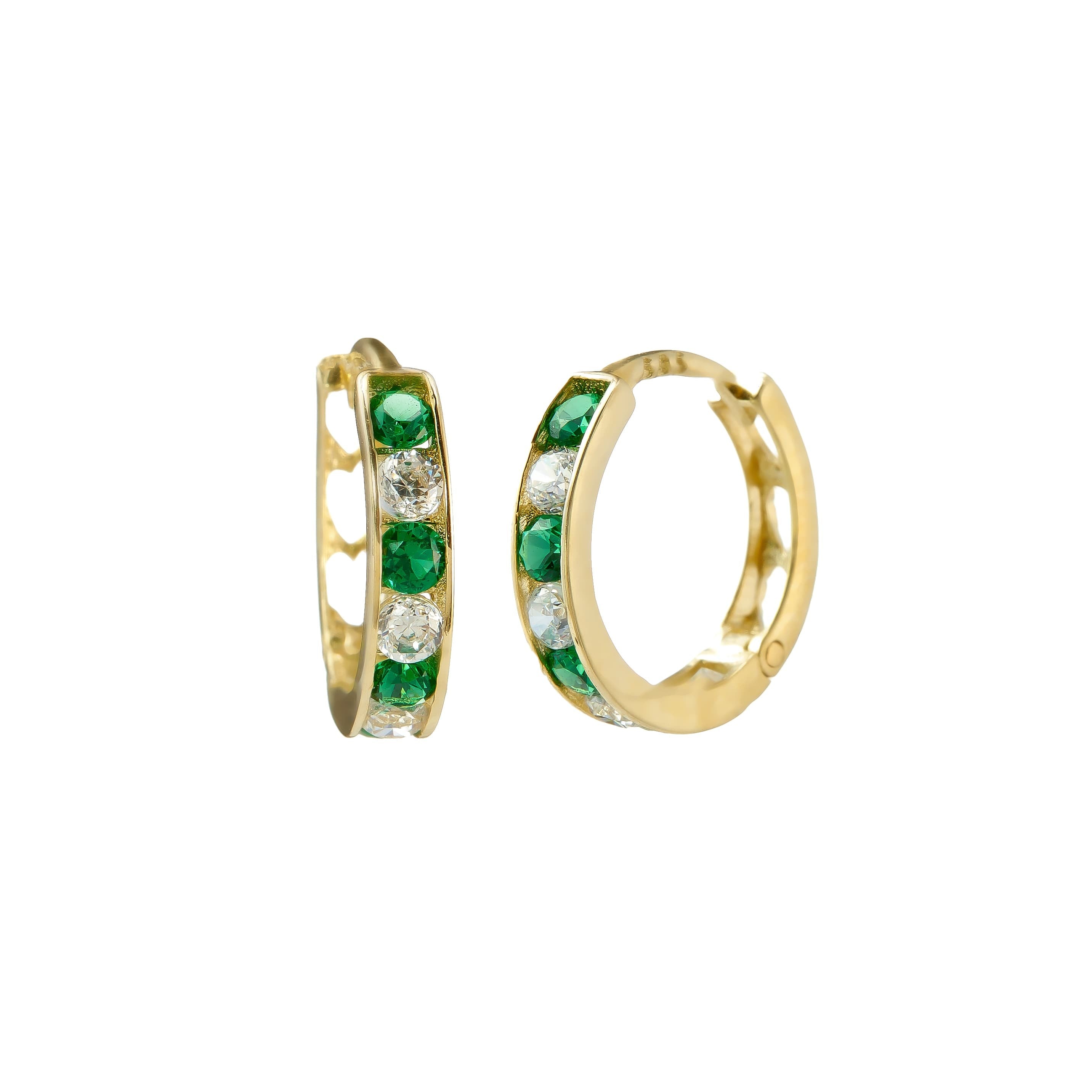 14k Yellow Gold Children Earrings - CER128