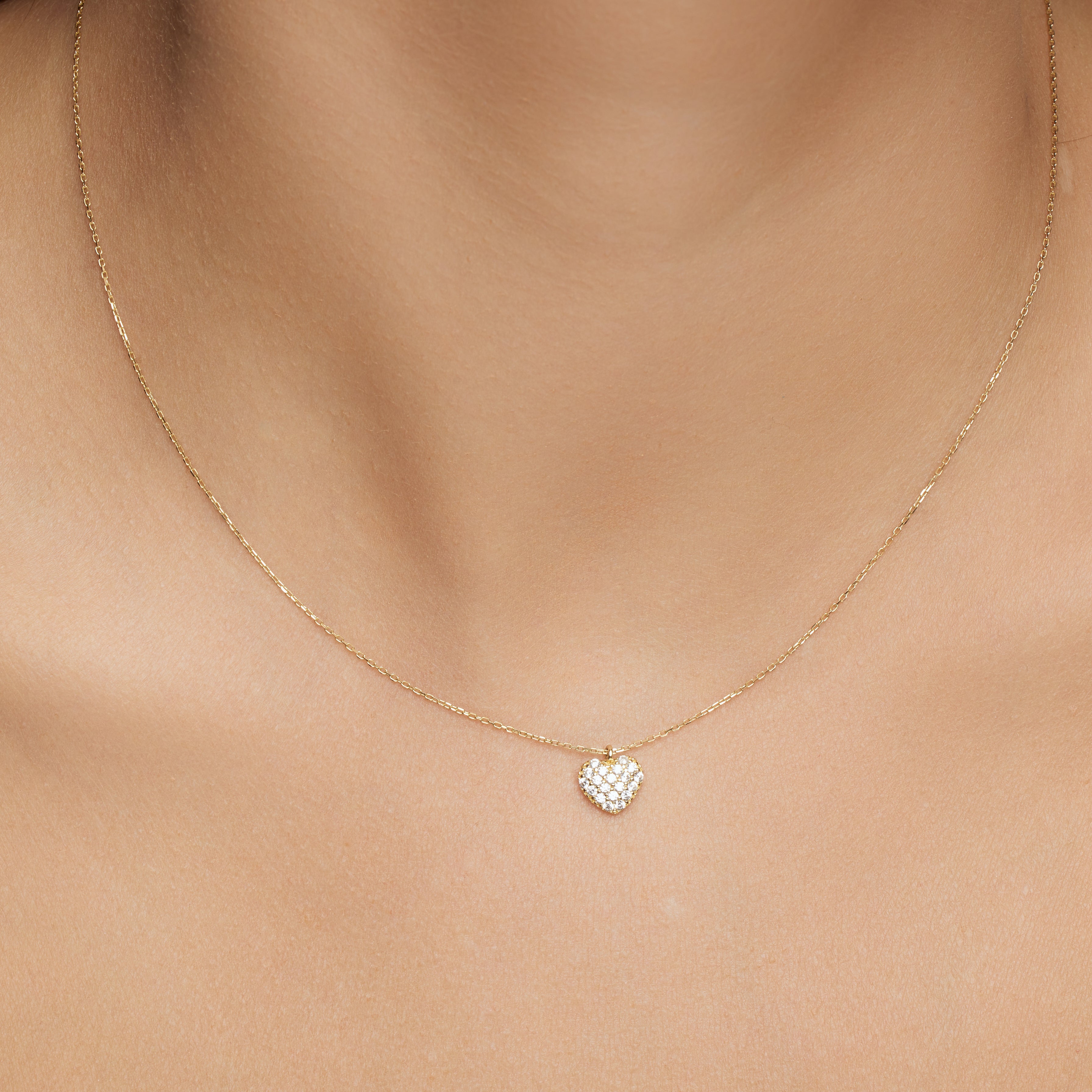 14K Yellow Gold Chain with Pendant