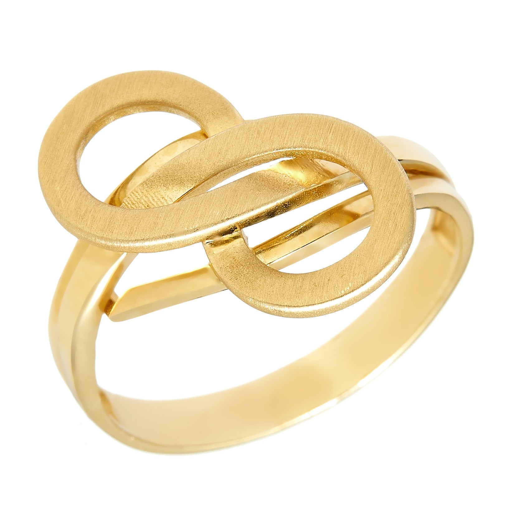 Ring aus gelbgold 14K IAU017