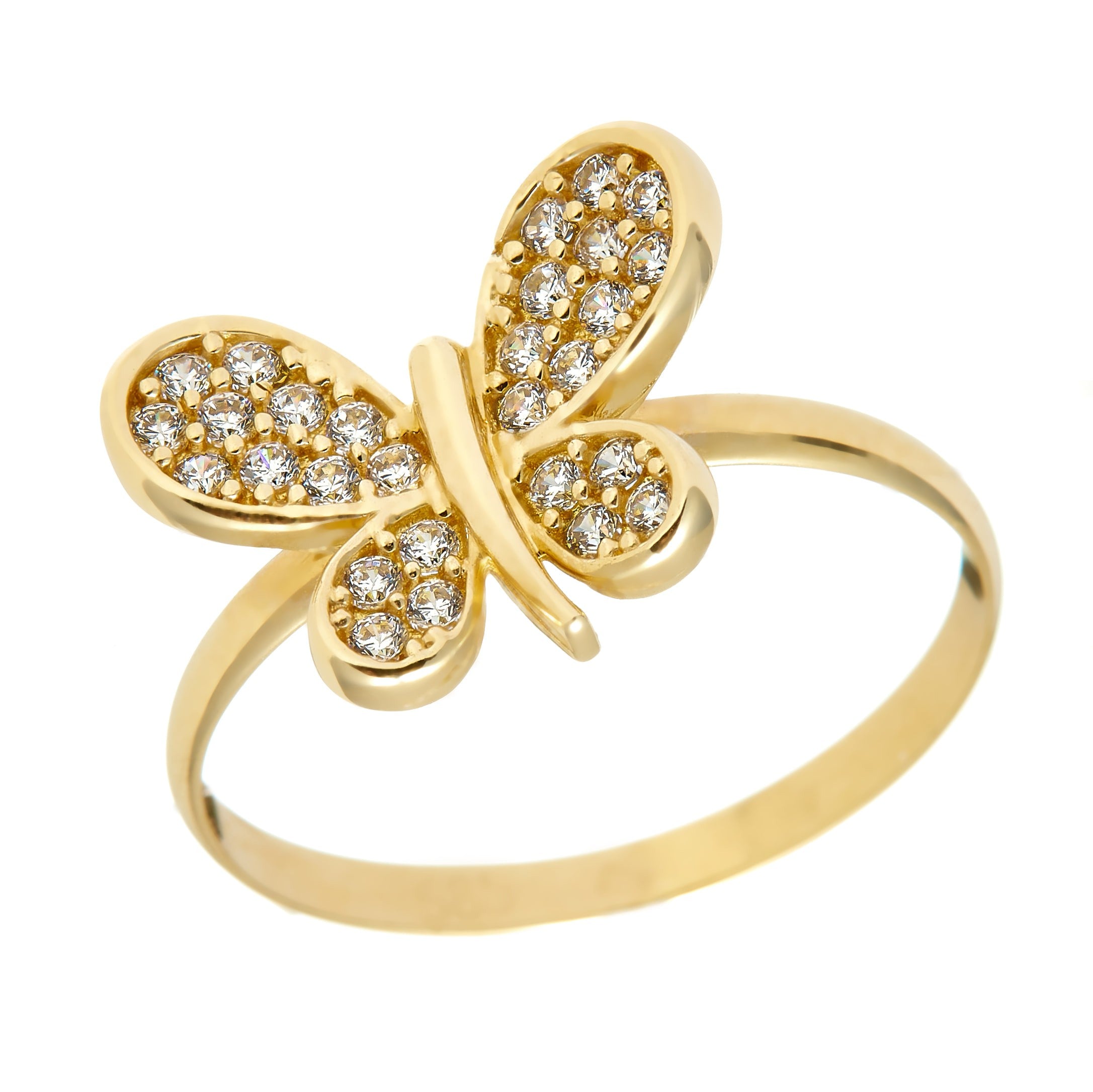 Ring aus gelbgold 14K IAU049