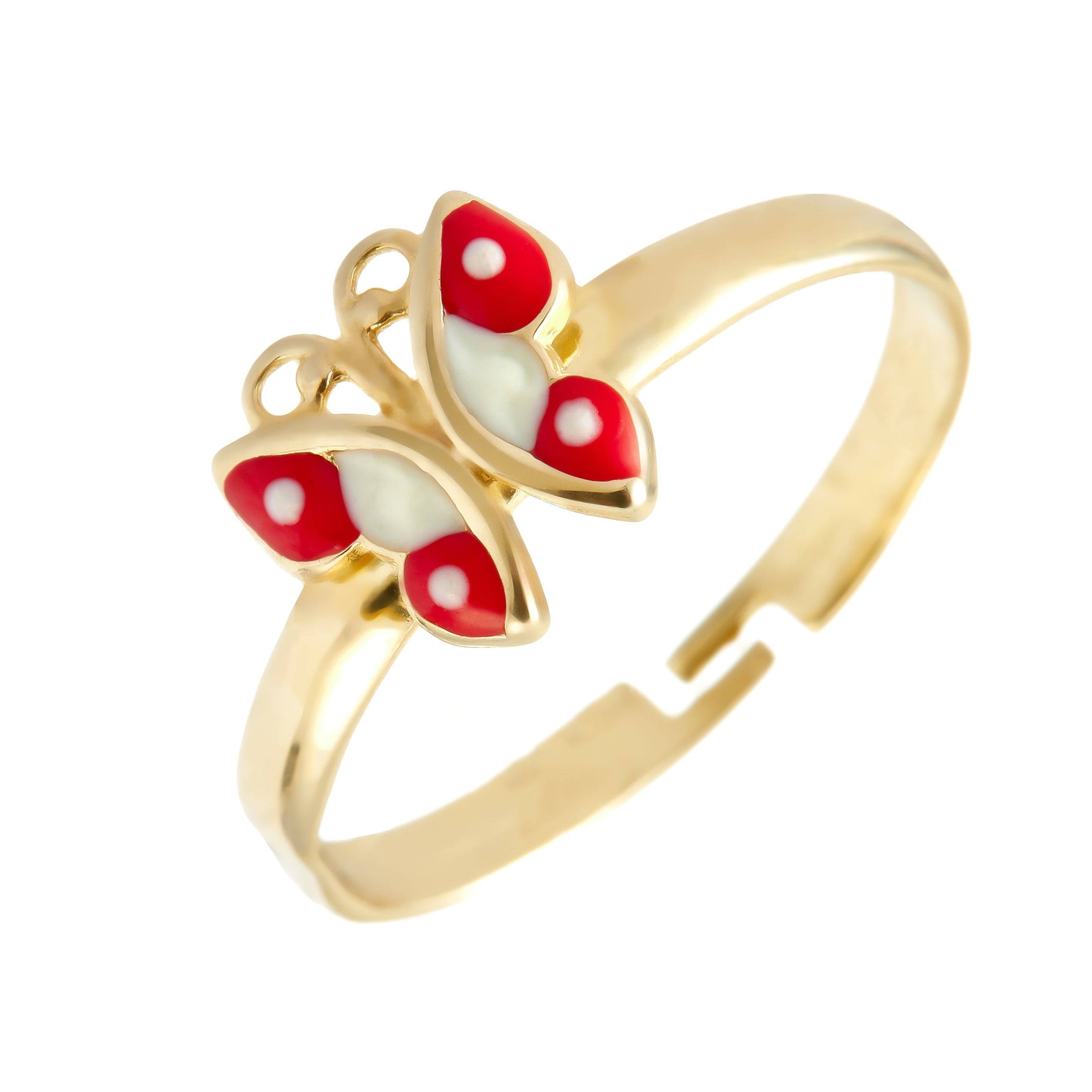 Ring aus gelbgold 14K IAU106