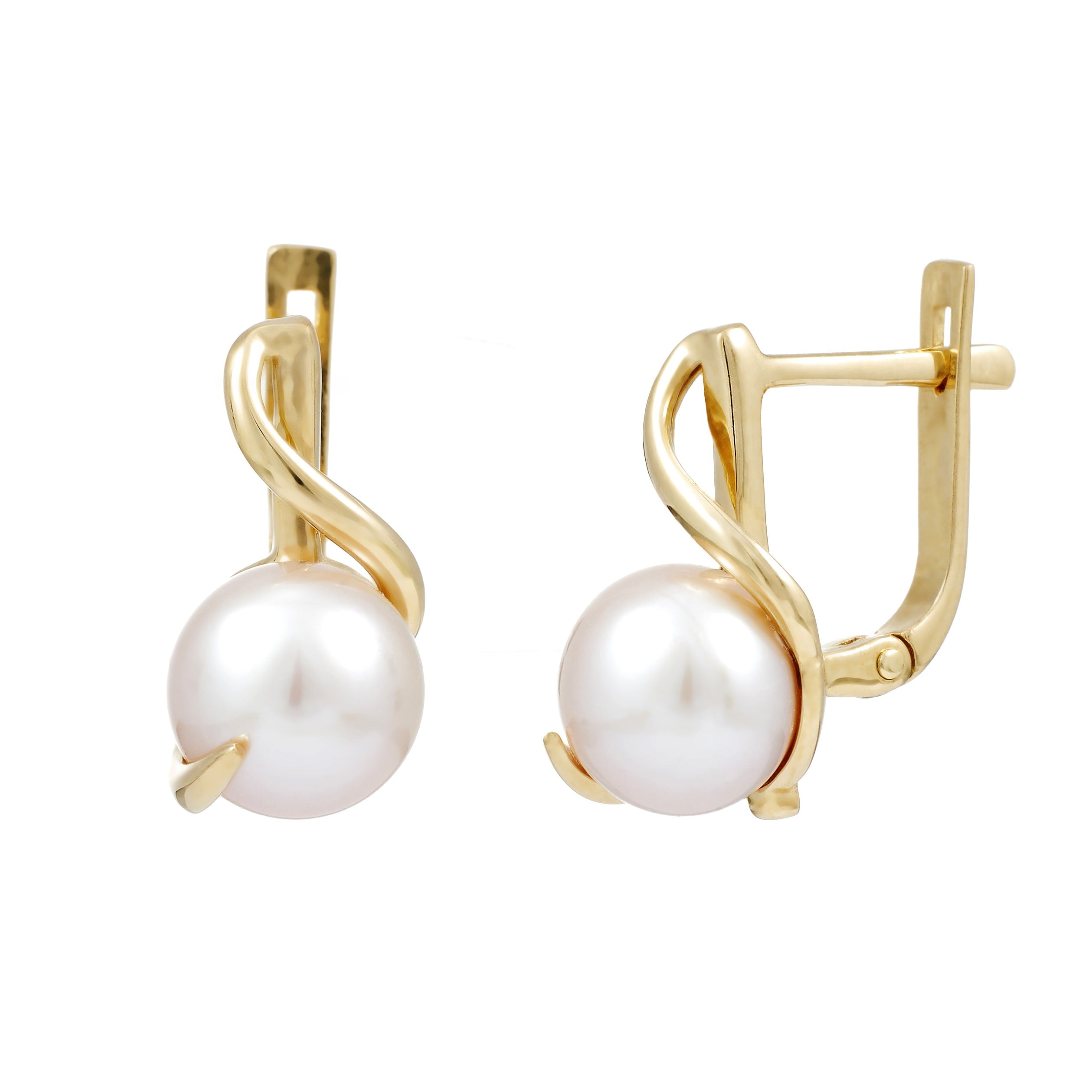 14K Yellow Gold Set with Culture Pearl